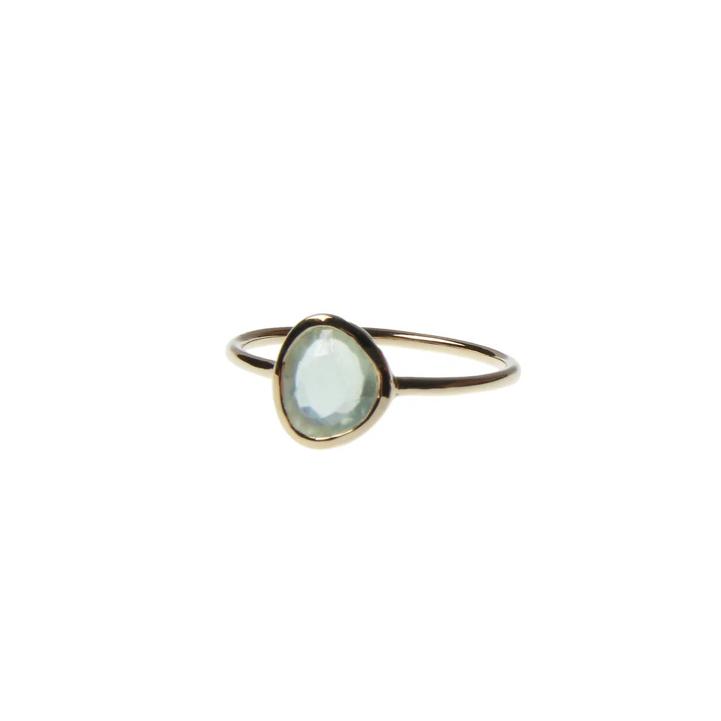 Barely Bandit Ring with prehnite