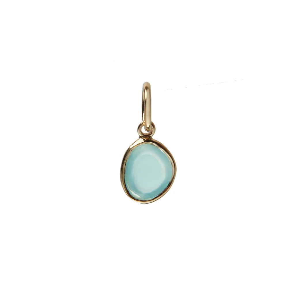 Beachy Bandit Pendant with Aqua Chalcedony