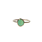 Flirty Bandit Ring with chrysoprase