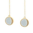 niin - Earrings - LUNA Chain Pendant Earrings - #product_material# - MERA MERAH