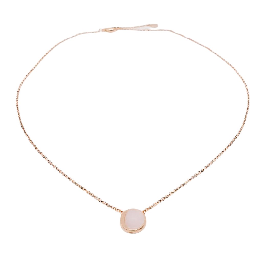 niin - Necklace - LUNA Rose Flip Pendant Necklace - #product_material# - MERA MERAH