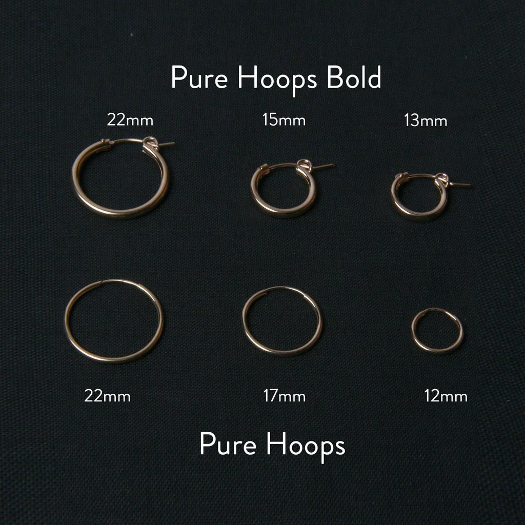 EPiC Jewelry - Hoops - Pure Hoops - #product_material# - MERA MERAH