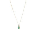 Eikosi Dyo 22 - Necklace - Rainbow Charm Tourmaline Necklace - Green - #product_material# - MERA MERAH