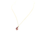 Eikosi Dyo 22 - Necklace - Rainbow Charm Tourmaline Necklace - Pink - #product_material# - MERA MERAH