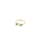 Eikosi Dyo 22 - Ring - Rainbow Pencil Ring Tourmaline - Green - #product_material# - MERA MERAH