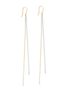 Eikosi Dyo 22 - Earrings - Twisted Earrings Yellow & White Gold - #product_material# - MERA MERAH