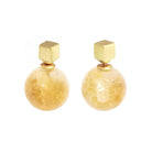 niin - Studs - Vida Citrine Duo Earrings - #product_material# - MERA MERAH