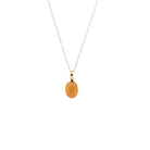 niin - Necklace - Vida Citrine Oval Pendant Necklace - #product_material# - MERA MERAH