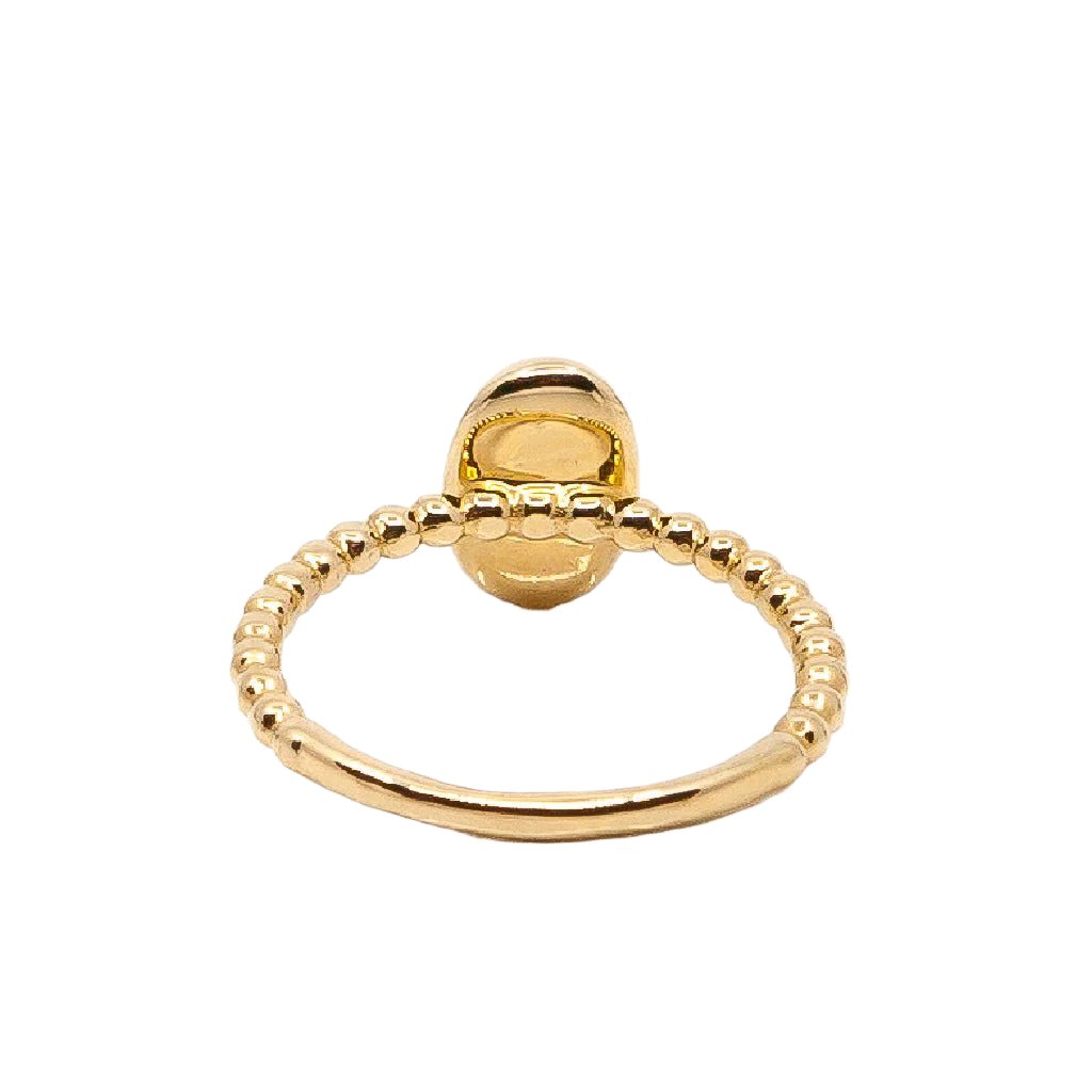 niin - Ring - Vida Citrine Oval Stack Ring - #product_material# - MERA MERAH